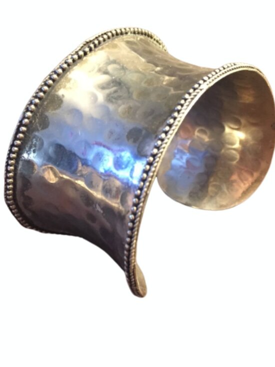Jewelry - 🌍✨ Wrist Royalty Alert ✨ Silver-Tone Cuff Bracelet – Handmade in Africa 💪🦓💫